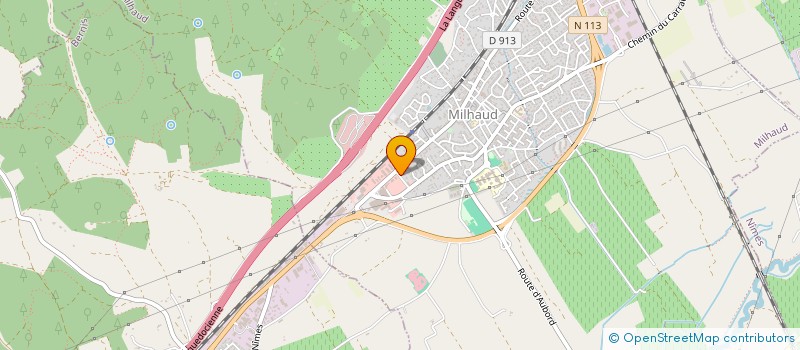 localisation de l'entreprise SCI BRICETELLE PATRIMOINE  MILHAUD