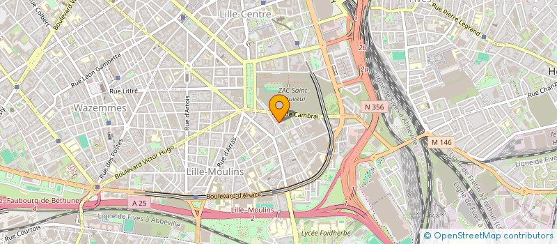 localisation de l'entreprise SCI BRICHET à LILLE
