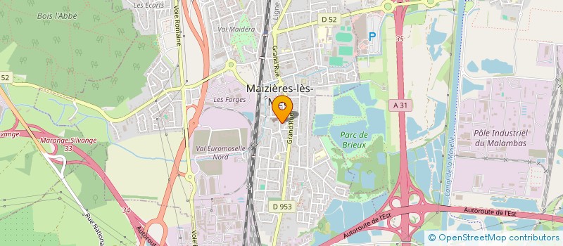 localisation de l'entreprise SCI BRICHTEAM  MAIZIERES-LES-METZ