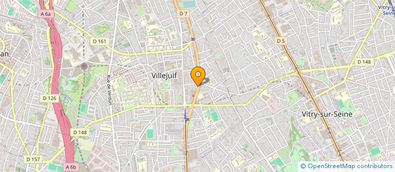 localisation de l'entreprise SCI BRICOSSI à VILLEJUIF