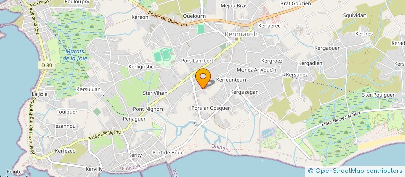 localisation de l'entreprise SCI BRIDANER  PENMARCH