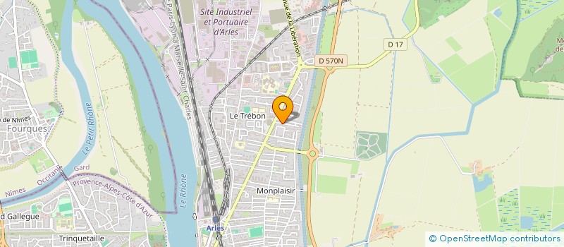 localisation de l'entreprise SCI BRIDARAVI à ARLES
