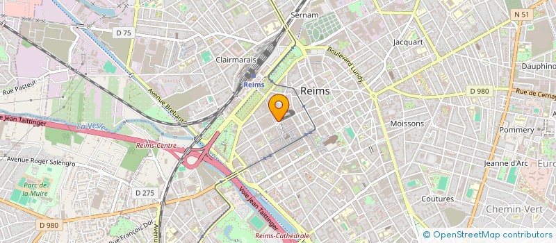 localisation de l'entreprise SCI BRIDE-DORIGNY  REIMS