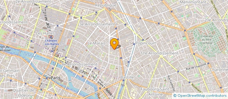 localisation de l'entreprise SCI BRIDEL JEAN  PARIS