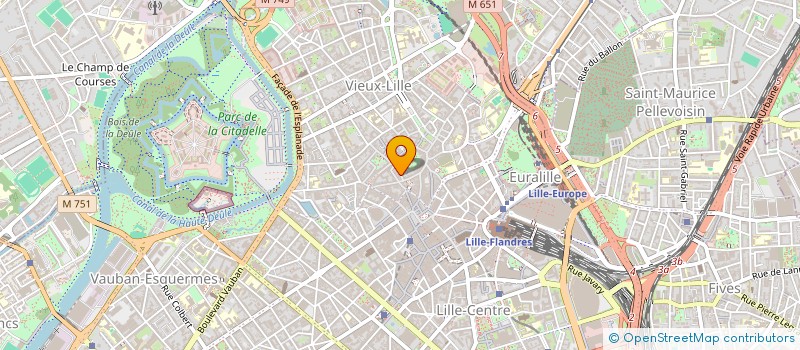 localisation de l'entreprise SCI BRIDELANCE à LILLE