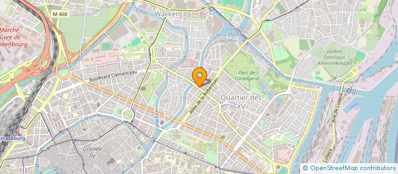 localisation de l'entreprise SCI BRIDGE 5 à STRASBOURG