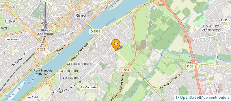 localisation de l'entreprise SCI BRIDGE BLOIS  BLOIS