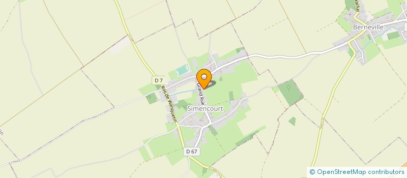 localisation de l'entreprise SCI BRIDGETS  SIMENCOURT
