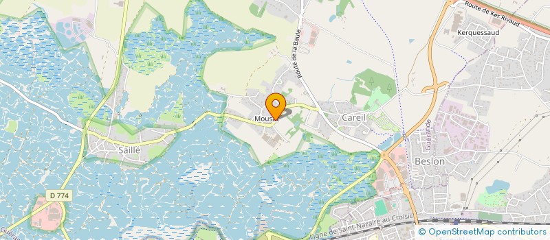 localisation de l'entreprise SCI BRIDIER  GUERANDE