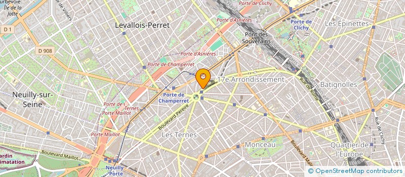 localisation de l'entreprise SCI BRIDLANCE  PARIS