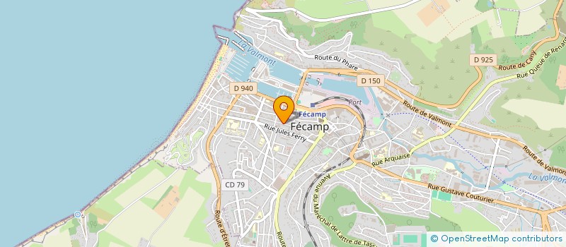 localisation de l'entreprise SCI BRIDO  FECAMP