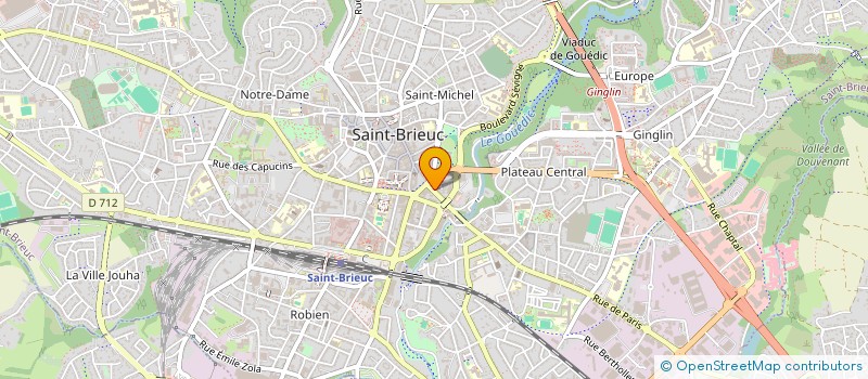 localisation de l'entreprise SCI BRIDONAFLO à SAINT-BRIEUC