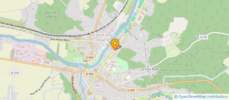 localisation de l'entreprise SCI BRIDOUSTIANY à LA FERTE-SOUS-JOUARRE