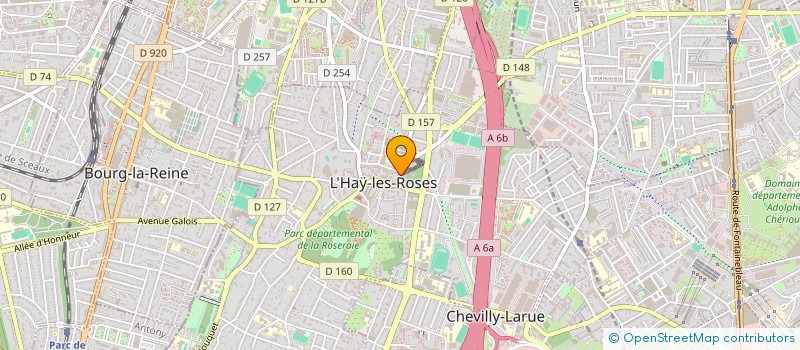 localisation de l'entreprise SCI BRIEC  L'HAY-LES-ROSES