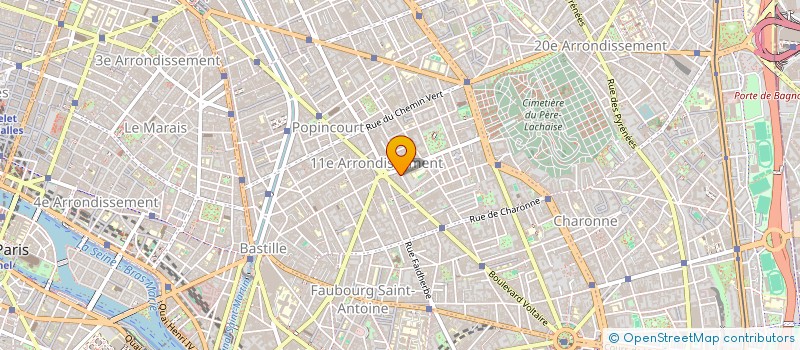 localisation de l'entreprise SCI BRIEL  PARIS