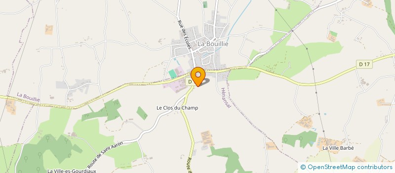 localisation de l'entreprise SCI BRIEND  HENANSAL