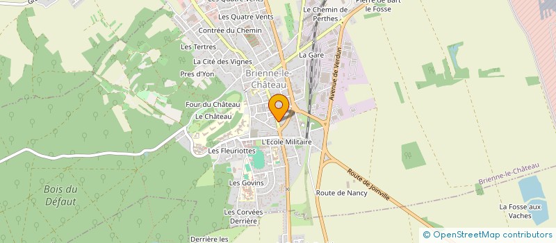 localisation de l'entreprise SCI BRIENNOISE  BRIENNE-LE-CHATEAU