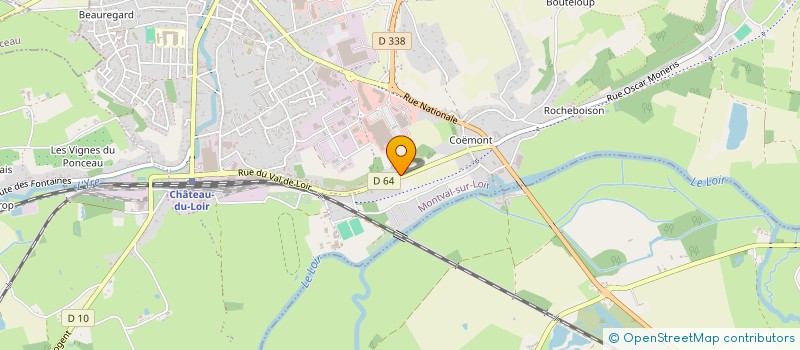 localisation de l'entreprise SCI BRIERE MS  MONTVAL-SUR-LOIR