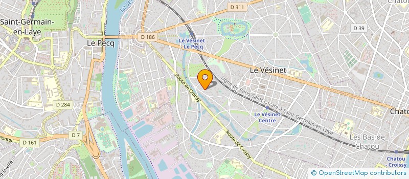 localisation de l'entreprise SCI BRIET  LE VESINET