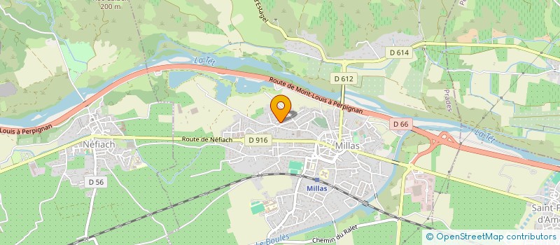 localisation de l'entreprise SCI BRIEU J-L  MILLAS