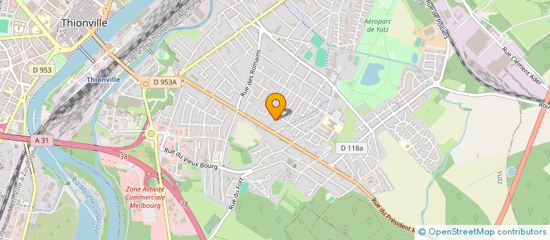 localisation de l'entreprise SCI BRIEY  YUTZ