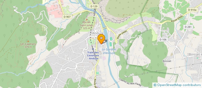 localisation de l'entreprise SCI BRIFFAULT à ANDUZE