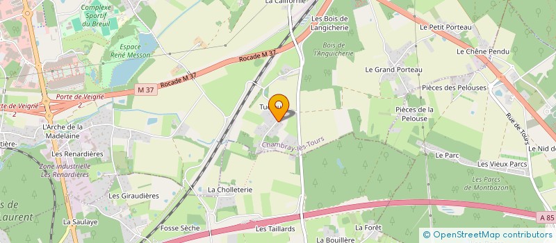 localisation de l'entreprise SCI BRIFFI  CHAMBRAY-LES-TOURS