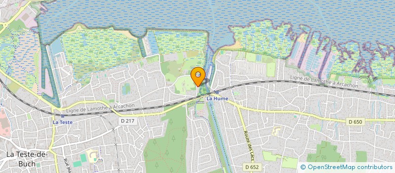 localisation de l'entreprise SCI BRIG.AVISO à LA TESTE-DE-BUCH