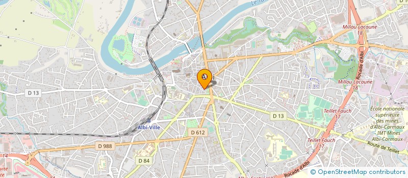 localisation de l'entreprise SCI BRIGAILLAC à ALBI