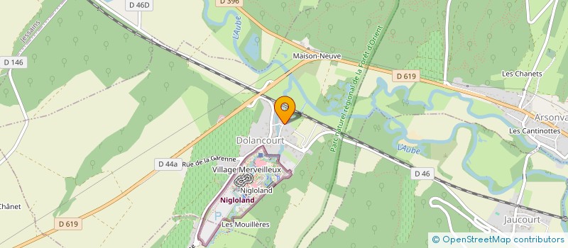 localisation de l'entreprise SCI BRIGANDELIS à DOLANCOURT