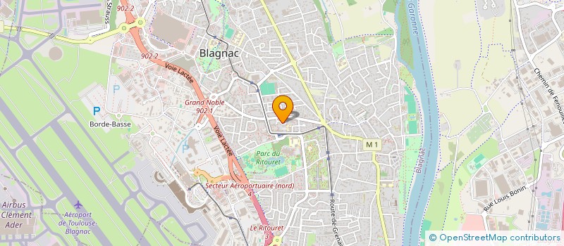 localisation de l'entreprise SCI BRIGANTIN  BLAGNAC