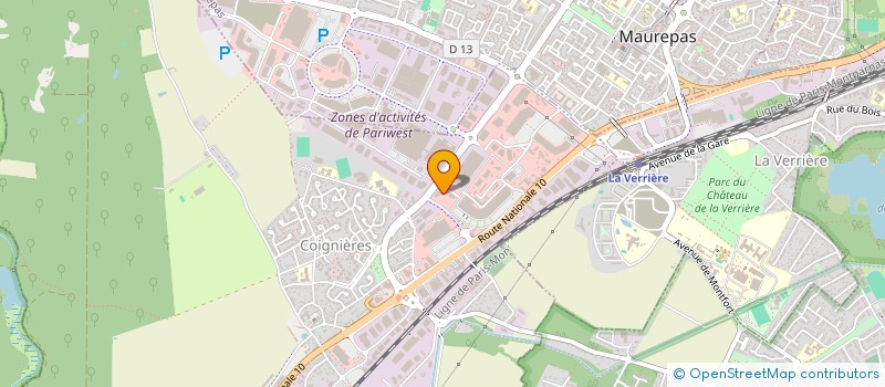 localisation de l'entreprise SCI BRIGARD à COIGNIERES