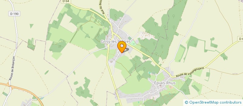 localisation de l'entreprise SCI BRIGBENS  GRISY-LES-PLATRES