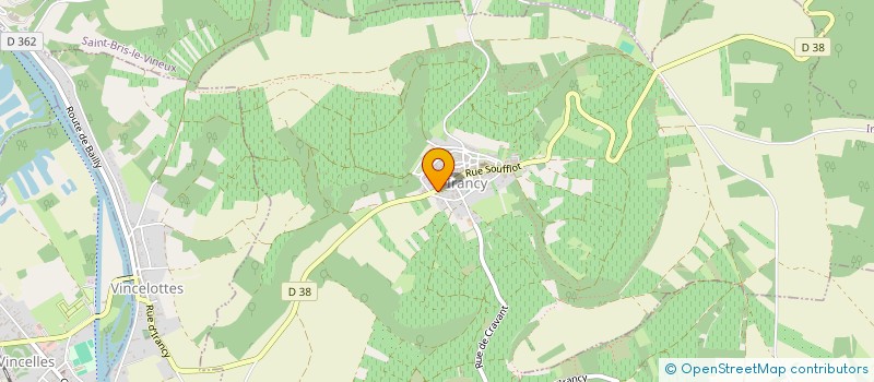 localisation de l'entreprise SCI BRIGEMMA  AUGY