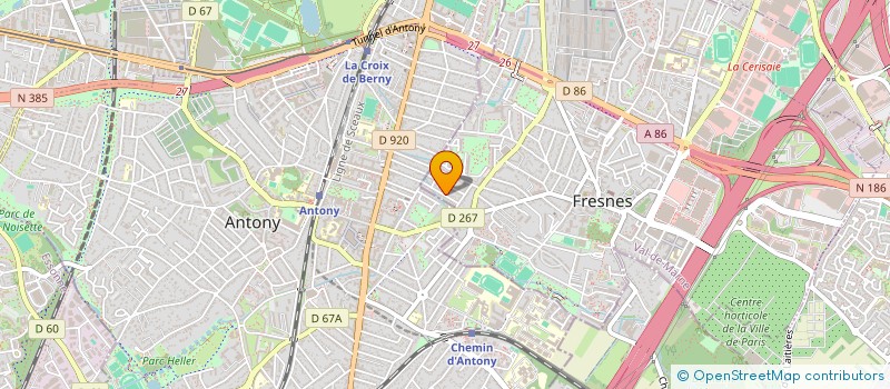 localisation de l'entreprise SCI BRIGER  FRESNES