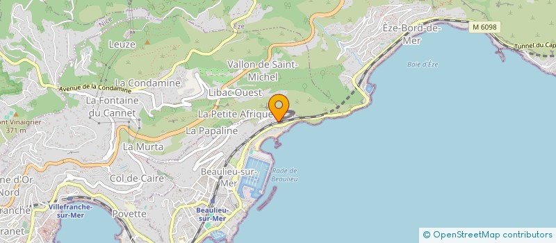 localisation de l'entreprise SCI BRIGHELLA à BEAULIEU-SUR-MER