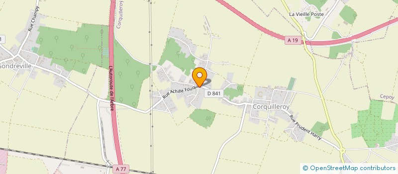 localisation de l'entreprise SCI BRIGITTE à CORQUILLEROY