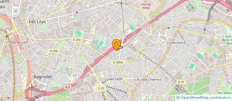 localisation de l'entreprise SCI BRIGITTE  ROMAINVILLE