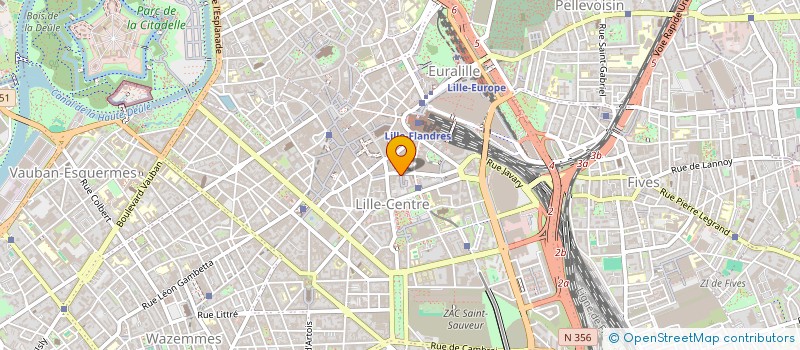 localisation de l'entreprise SCI BRIGITTINE à LILLE
