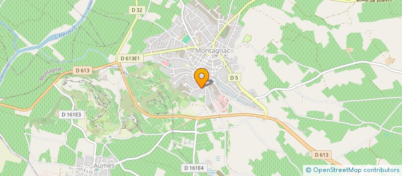 localisation de l'entreprise SCI BRIGNAC  MONTAGNAC