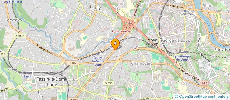 localisation de l'entreprise SCI BRIGNAIS 400  TASSIN-LA-DEMI-LUNE