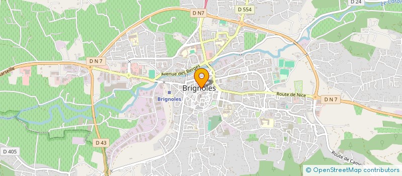localisation de l'entreprise SCI BRIGNOLES CARAMY à BRIGNOLES
