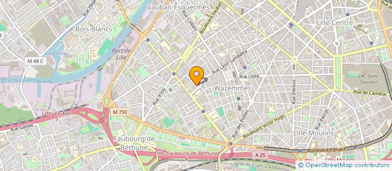 localisation de l'entreprise SCI BRIGODE 6 à LILLE