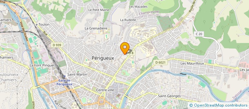 localisation de l'entreprise SCI BRIGUIRELIE à PERIGUEUX