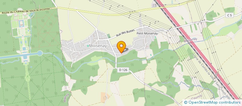 localisation de l'entreprise SCI BRIHI MICHAUD  MOISENAY