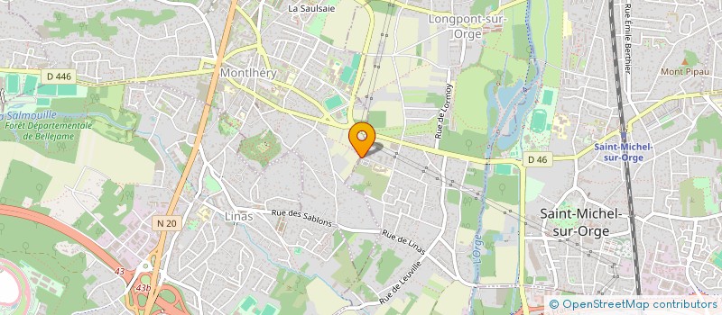 localisation de l'entreprise SCI BRIIS SOUS FORGES à LONGPONT-SUR-ORGE