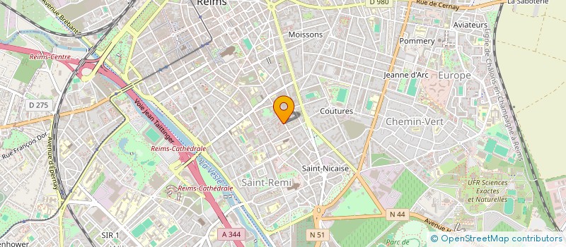 localisation de l'entreprise SCI BRIJAC  REIMS