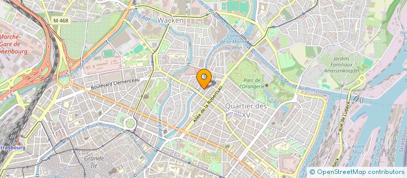 localisation de l'entreprise SCI BRIJO  STRASBOURG