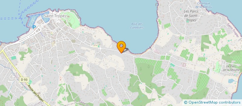 localisation de l'entreprise SCI BRIJOPA  SAINT-TROPEZ