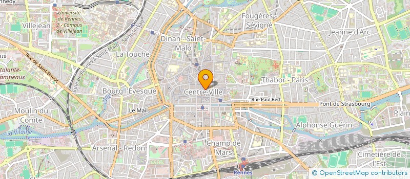 localisation de l'entreprise SCI BRILHAC  RENNES